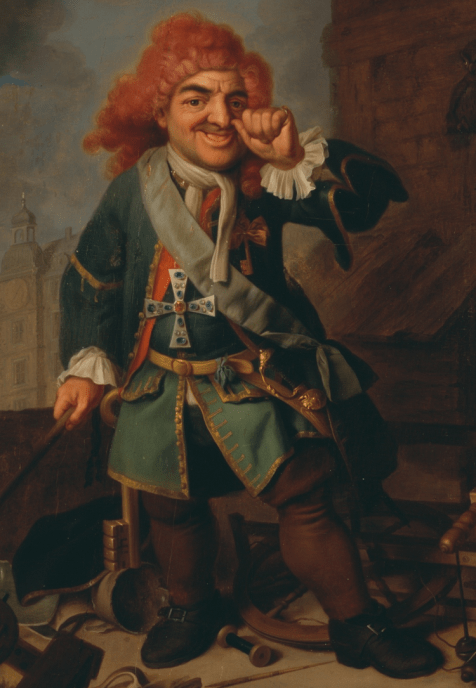 "O bufão Perkeo frente ao castelo